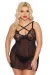 ♥ Schwarzes Chemise 1896 von Softline Pluse Size Collection ♥