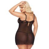 Schwarzes Chemise 1896 von Softline Pluse Size Collection | Fesselliebe.de