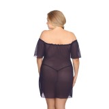 Rhiannon Chemise Schwarz von Anais Size Plus | Fesselliebe.de