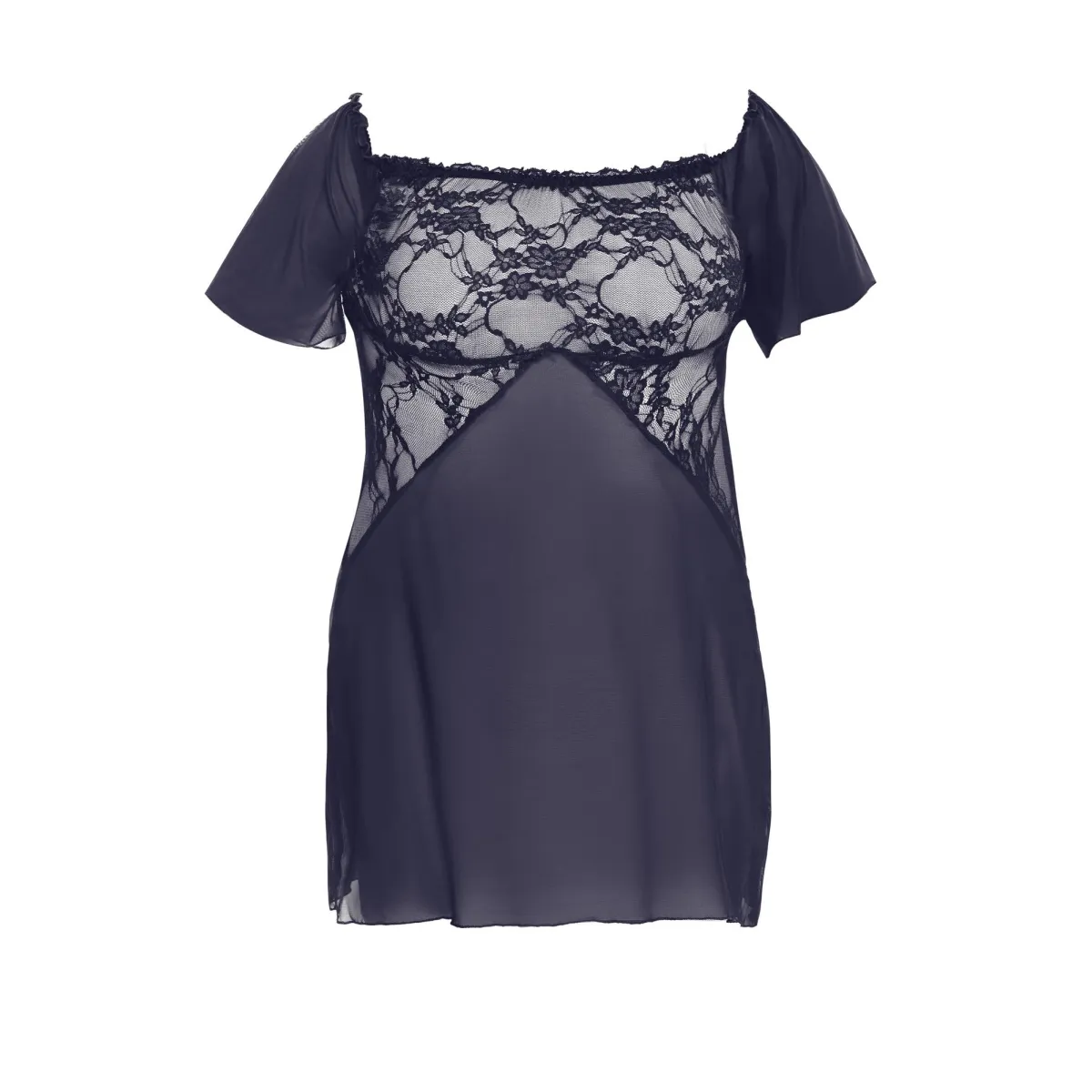 Rhiannon Chemise Schwarz von Anais Size Plus | Fesselliebe.de