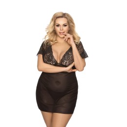 Schwarzes Chemise Marina von Anais Apparel Plus Size | Fesselliebe.de