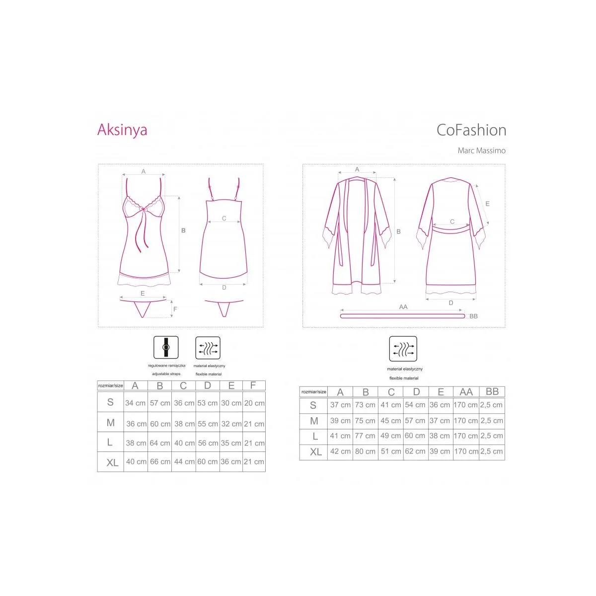 Aksinya Chemise/Morgenmantel Beige von Cofashion Lingerie | Fesselliebe.de