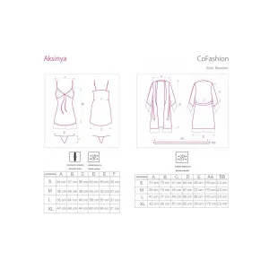 ♥ Aksinya Chemise/Morgenmantel Beige von Cofashion Lingerie ♥