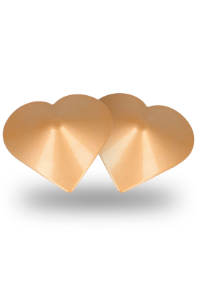 Nippelabdeckungen Goldene Herzen von Coquette Accessories kaufen | Fesselliebe