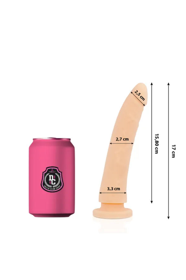 TOYS DILDO NATÜRLICHES MEDIZINISCHES SILIKON 17 X 3 CM VON DELTA CLUB kaufen - Fesselliebe