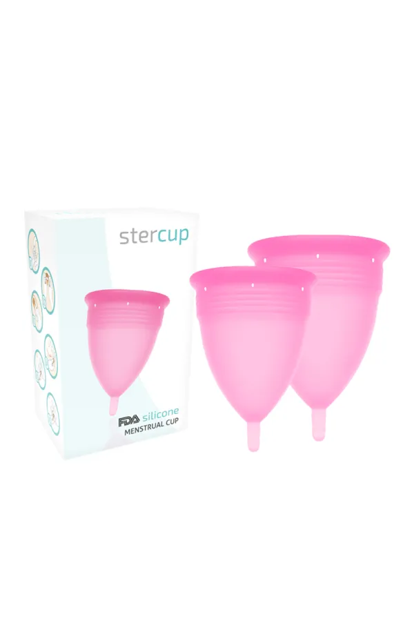 STERCUP - FDA SILIKON-MENSTRUALCUP PACKUNGSGRÖSSE S + L ROSA kaufen - Fesselliebe