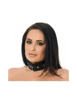 Kunstleder Halsband mit Grossem Metallring von Bondage Play kaufen - Fesselliebe