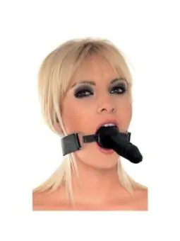 Mundknebel mit Penis von Latex Play kaufen - Fesselliebe