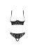 ♥ Letica 2er Set mit Offenen Cups Schwarz von Obsessive ♥