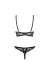 ♥ Letica 2er Set mit Offenen Cups Schwarz von Obsessive ♥