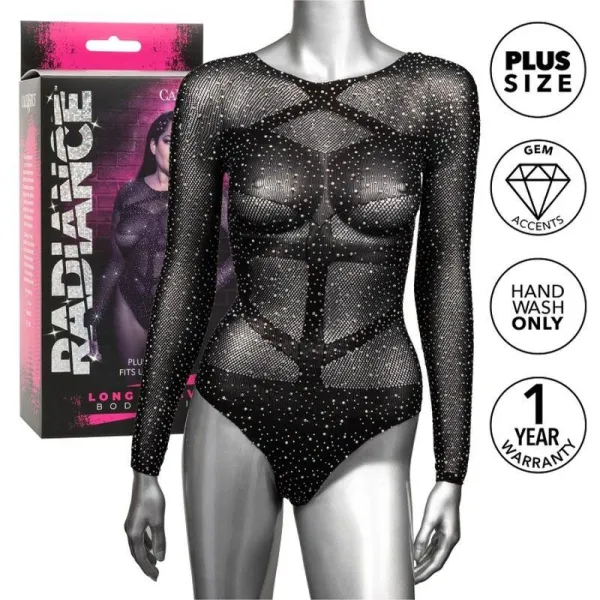 Radiance Langarm-Bodysuit Rhine Plus Size von Calexotics kaufen | Fesselliebe