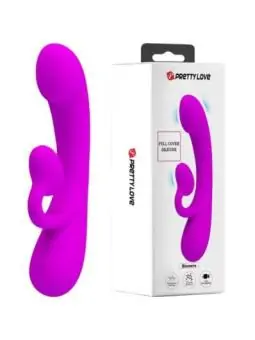 Vibrator und Klitoris-Sauger aus violettem Silikon von Pretty Love Flirtation kaufen - Fesselliebe