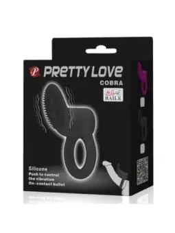 Cobra Vibratorring Schwarz von Pretty Love Male kaufen - Fesselliebe