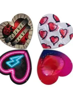 Kondome Rot Herzform Tasche 144 Stück von Pasante kaufen - Fesselliebe