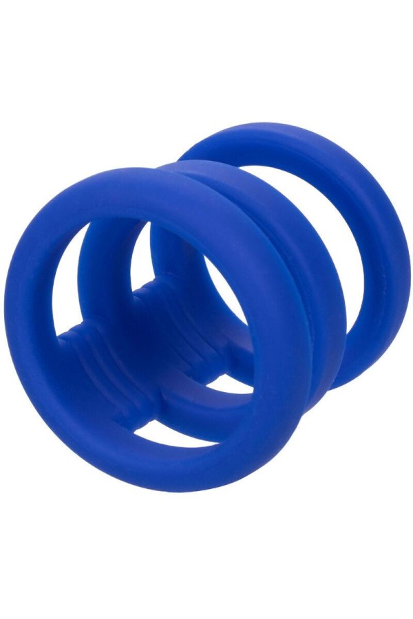Admiral Dreifach-Cock-Cage Blau von Calexotics kaufen | Fesselliebe