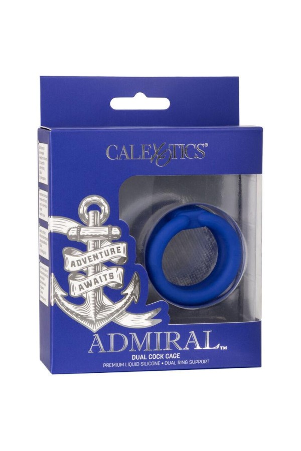 Admiral Dual Cock Cage Blau von Calexotics kaufen | Fesselliebe