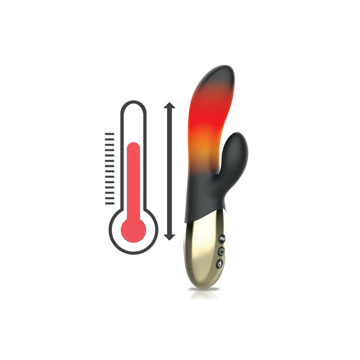 Wärmender Rabbit Vibrator von Ibiza Technology | Fesselliebe.de