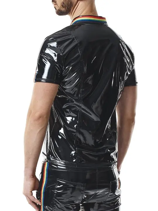 PVC Herren Polo Shirt RMRemigioRBW schwarz kaufen - Fesselliebe