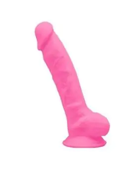 Modell 1 Realistischer Penis Premium Silikon Silexpan Fluoreszierendes Rosa 17,5 cm von Silexd kaufen - Fesselliebe