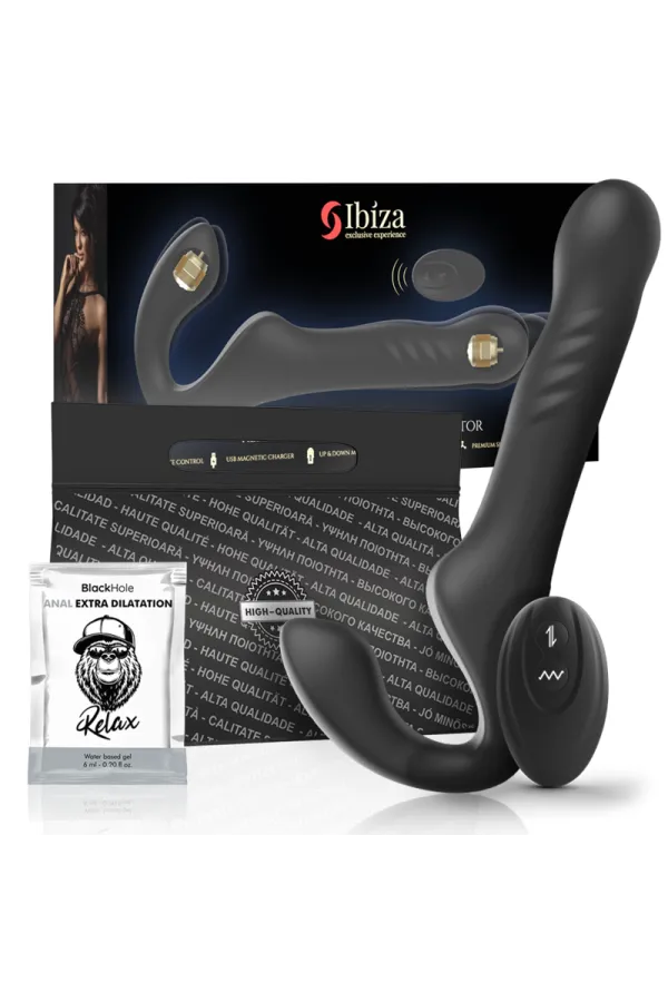 Trägerloser Vibrator mit Fernbedienung von Ibiza Technology kaufen - Fesselliebe