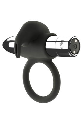 Burton wiederaufladbarer Ring 10 Vibrationsmodi von Black&Silver kaufen | Fesselliebe