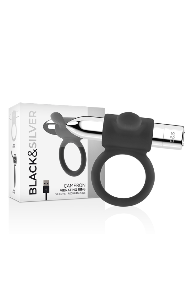 Cameron wiederaufladbarer Ring Silber von Black&Silver kaufen | Fesselliebe