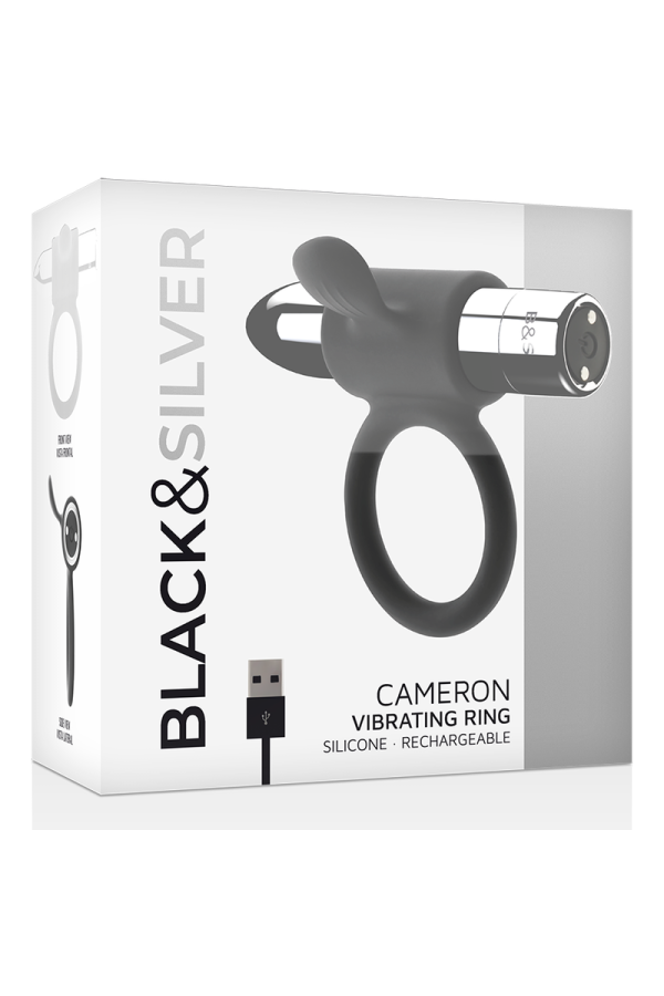 Cameron wiederaufladbarer Ring Silber von Black&Silver kaufen | Fesselliebe