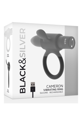 Cameron Schwarz wiederaufladbarer Ring von Black&Silver kaufen | Fesselliebe