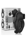 Black&Silver - Vibratorring Aus Silikon, 3 Motoren, Wiederaufladbar, Schwarz von Black&Silver kaufen - Fesselliebe