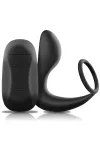 Analmassager mit Fernbedienung, Wiederaufladbares Silikon Schwarz von Black&Silver kaufen - Fesselliebe