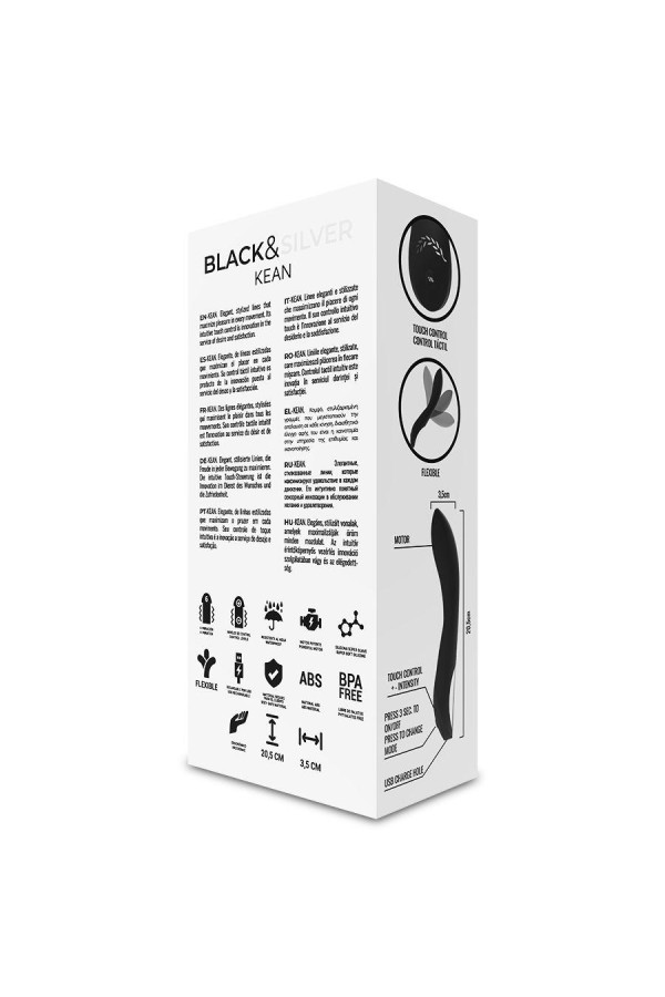 Kean Vibrator Touch-Steuerung von Black&Silver kaufen | Fesselliebe