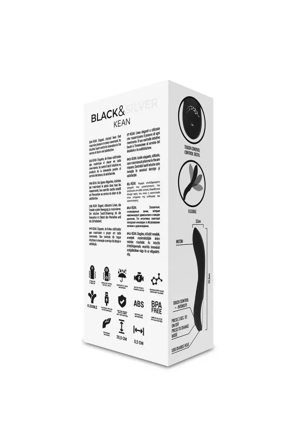 Kean Vibrator Touch-Steuerung von Black&Silver kaufen - Fesselliebe