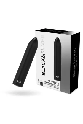 Kernex 2 Schwarz Bullet-Vibrator von Black&Silver