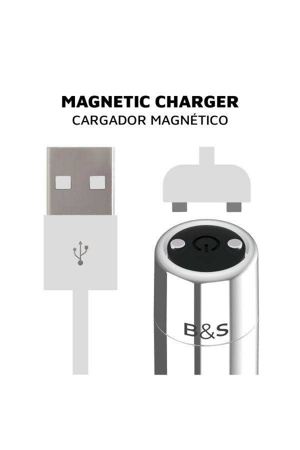 Kailan 2 Silber Vibrierende Magnetkugel von Black&Silver kaufen | Fesselliebe