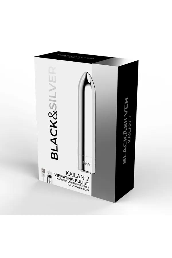 Kailan 2 Silber Bullet-Vibrator von Black&Silver kaufen - Fesselliebe