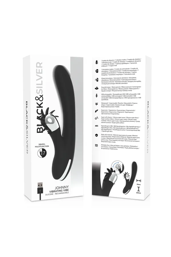 Bunny Johnny Vibrator von Black&Silver kaufen - Fesselliebe