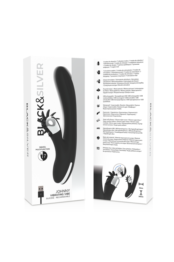 Bunny Johnny Vibrierende Vibration von Black&Silver kaufen | Fesselliebe