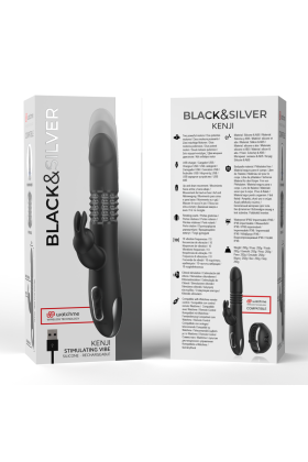 Kenji Stimulierende Vibe, Kompatibel mit Watchme Drahtloser Technologie von Black&Silver kaufen | Fesselliebe