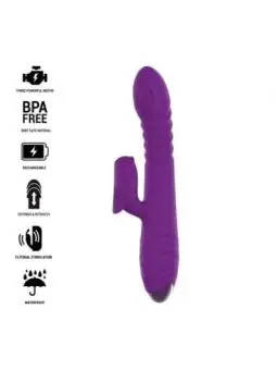 Iggy Multifunktions-Wiederaufladbarer Vibrator Up & Down mit Klitorelstimulator Lila von Intense Fun kaufen - Fesselliebe