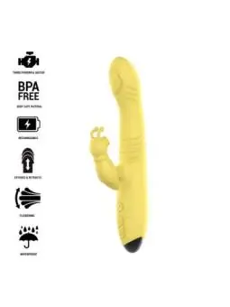 Toky Multifunktionsvibrator Up & Down mit Klitorelstimulator Gelb von Intense Fun kaufen - Fesselliebe