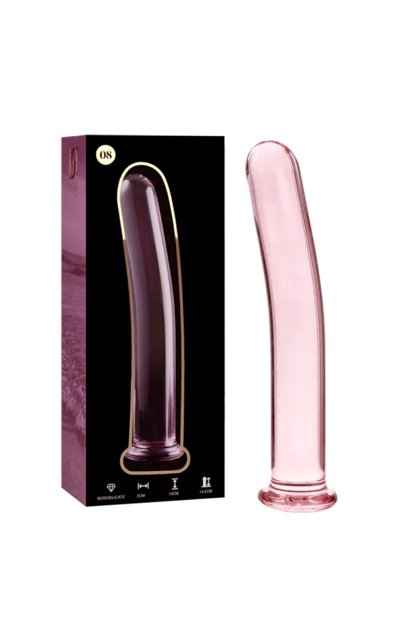 Modell 8 Dildo Borosilikatglas 14,5 X 2 cm Rosa von Nebula Series By Ibiza kaufen - Fesselliebe