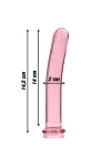 Modell 8 Dildo Borosilikatglas 14,5 X 2 cm Rosa von Nebula Series By Ibiza kaufen - Fesselliebe