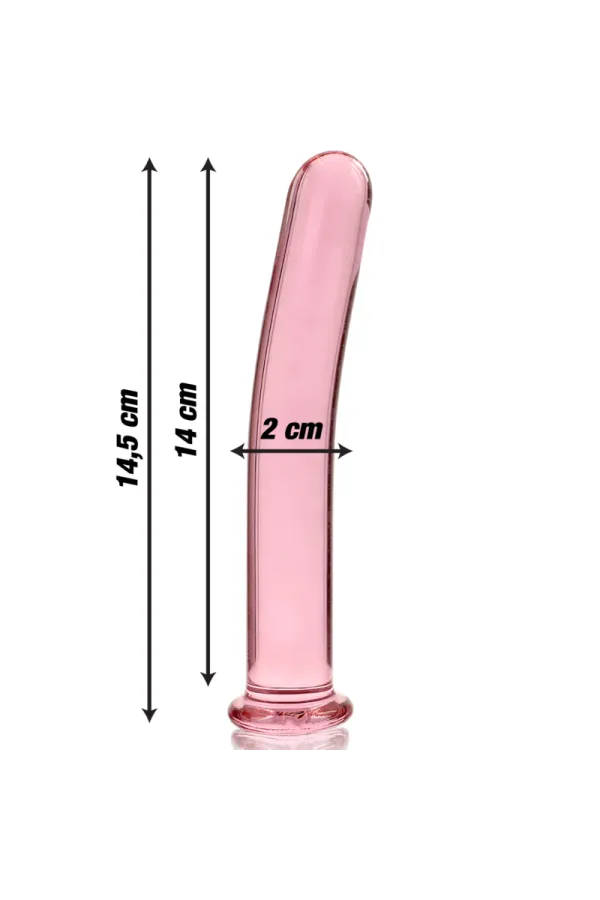 Modell 8 Dildo Borosilikatglas 14,5 X 2 cm Rosa von Nebula Series By Ibiza kaufen - Fesselliebe