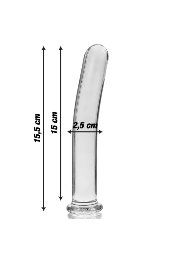 Modell 9 Dildo Borosilikatglas Klar 15.5 cm -O- 2.5 cm von Nebula Series By Ibiza kaufen | Fesselliebe