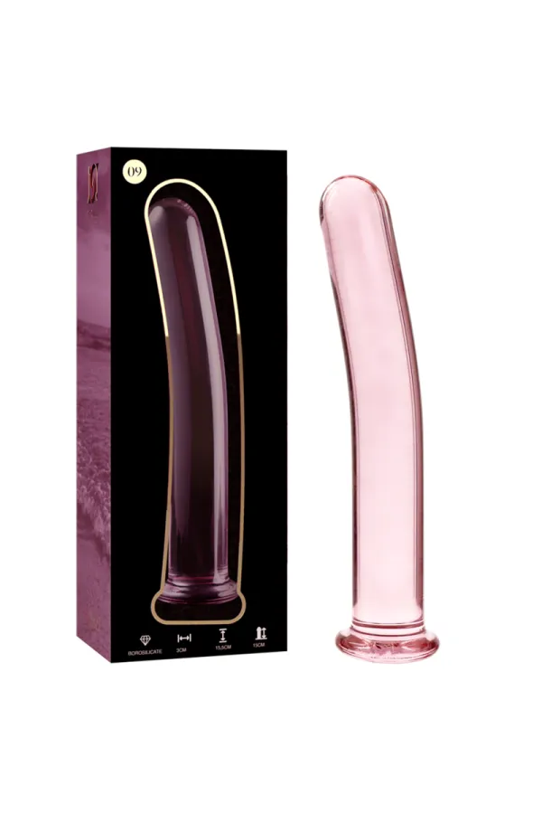 Modell 9 Dildo Borosilikatglas 15,5 X 2,5 cm Rosa von Nebula Series By Ibiza kaufen - Fesselliebe