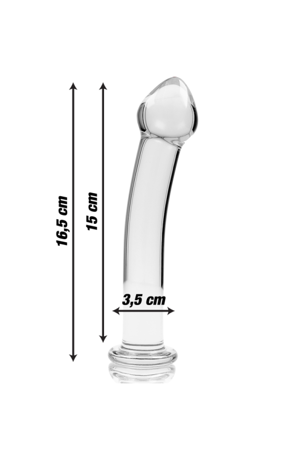 Modell 11 Dildo Borosilikatglas Klar 16 cm -O- 3 cm von Nebula Series By Ibiza kaufen | Fesselliebe