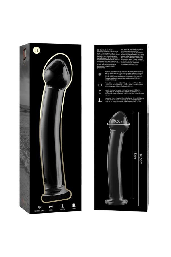 Modell 11 Dildo Borosilikatglas Klar 16 cm -O- 3 cm von Nebula Series By Ibiza kaufen | Fesselliebe