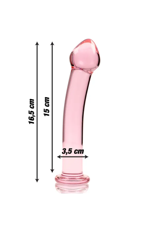 Modell 11 Dildo Borosilikatglas 16 X 3 cm Rosa von Nebula Series By Ibiza kaufen - Fesselliebe