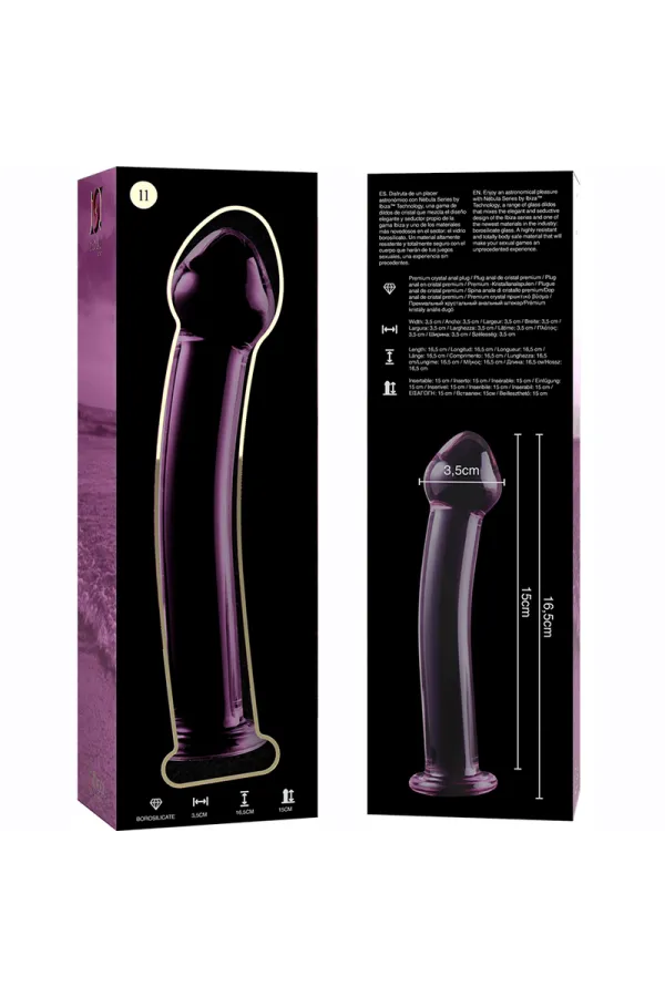 Modell 11 Dildo Borosilikatglas 16 X 3 cm Rosa von Nebula Series By Ibiza kaufen - Fesselliebe