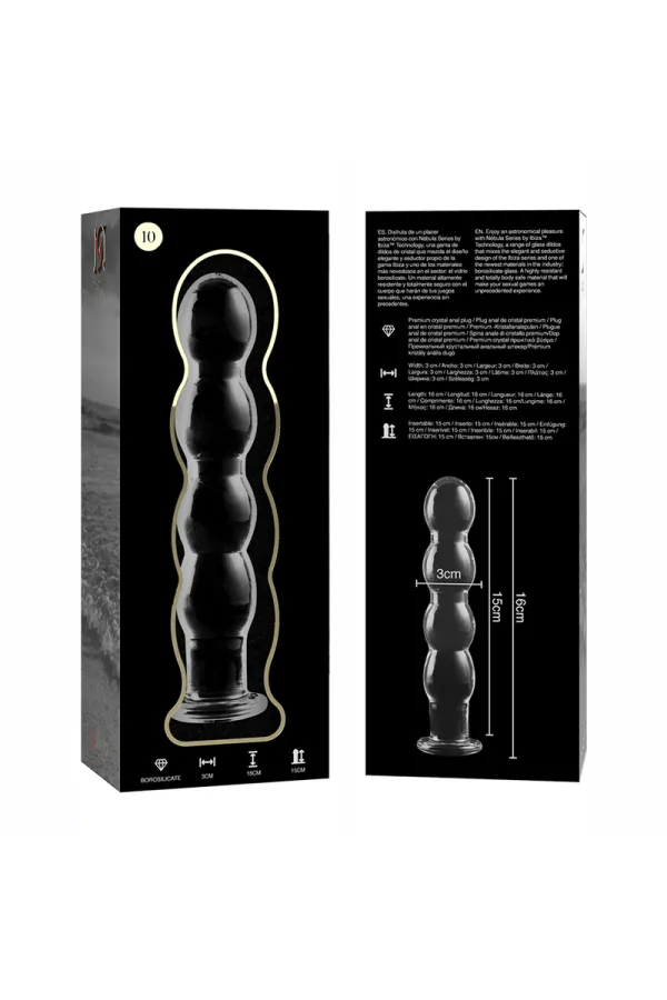 Modell 10 Dildo Borosilikatglas 16,5 X 3,5 cm Klar von Nebula Series By Ibiza kaufen - Fesselliebe